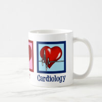 Peace Love Cardiology Heart Surgeon Heartbeat