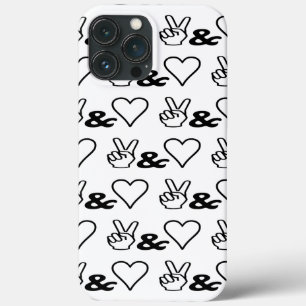 Peace & Love iPhone 13 Pro Max Case