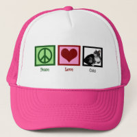 Peace Love Cats Cute