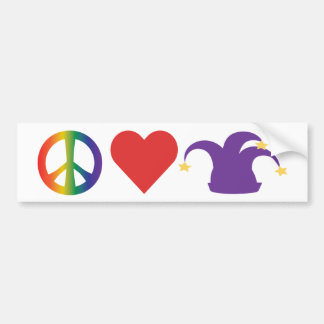 Peace, Love, CCT Bumper Sticker