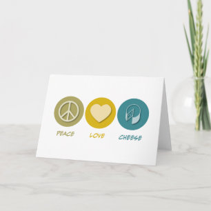Peace Love Cheese Card