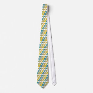Peace Love Chess Tie