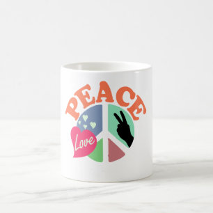 Peace Love Coffee Mug