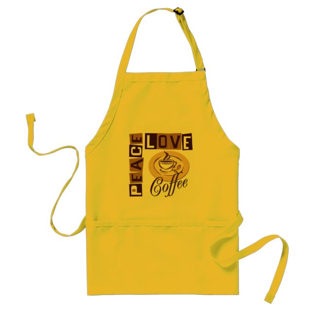 PEACE LOVE COFFEE STANDARD APRON (Front)