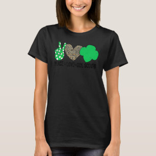 Peace Love Cookie Scout For Girls Bakery Cookie Se T-Shirt