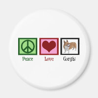 Peace Love Corgi Photograph