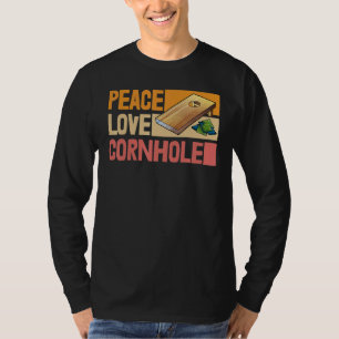 Peace Love Cornhole Corn Star Tees Women Playing