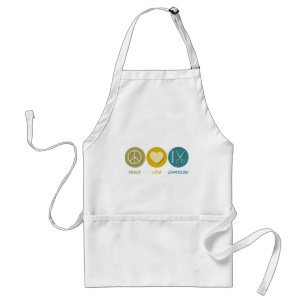 Peace Love Cosmetology Standard Apron