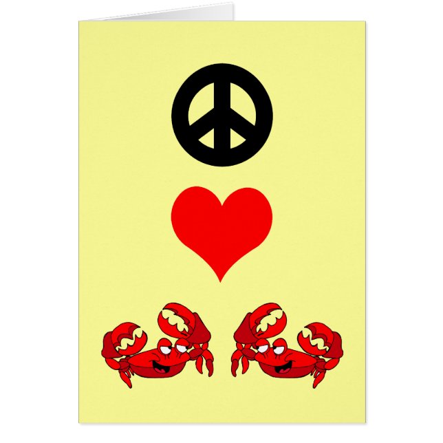 Peace love crabs (Front)