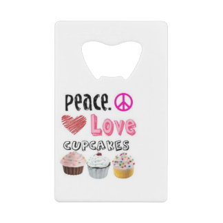 Peace Love Cupcakes cake design