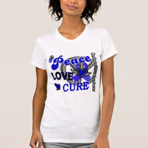 Peace Love Cure 2 Guillain Barre Syndrome T-Shirt