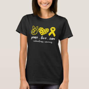 Peace Love Cure Endometriosis Awareness Month For T-Shirt
