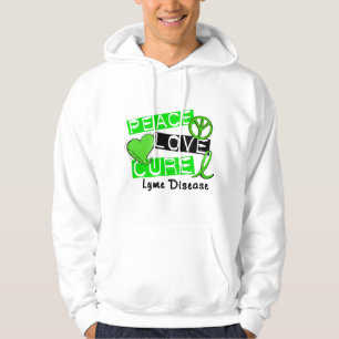 Peace Love Cure Lyme Disease 1 Hoodie