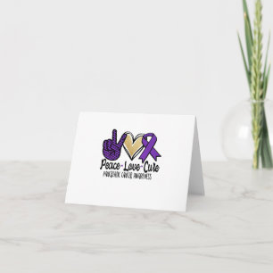 Peace Love Cure Pancreatic Cancer Awareness Invitation