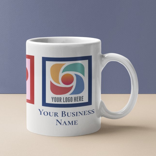 Peace Love Custom Business Logo Coffee Mug (Creator Uploaded)