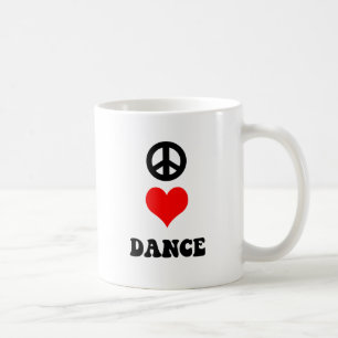Peace Love Dance Coffee Mug