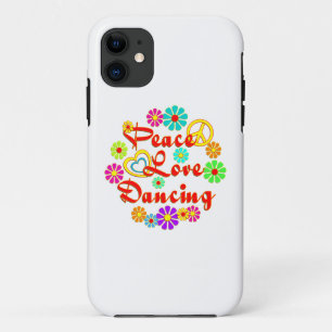 PEACE LOVE Dancing iPhone 11 Case