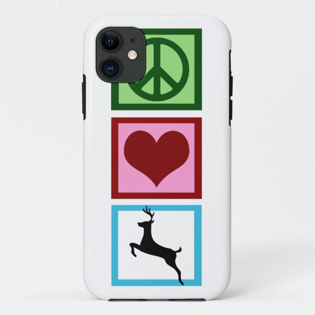 Peace Love Deer Case-Mate iPhone Case (Back)