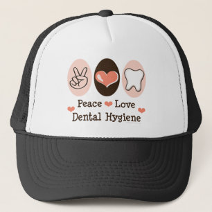 Peace Love Dental Hygiene Hat