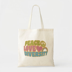 PEACE LOVE DIVERSITY bag – choose style & colour