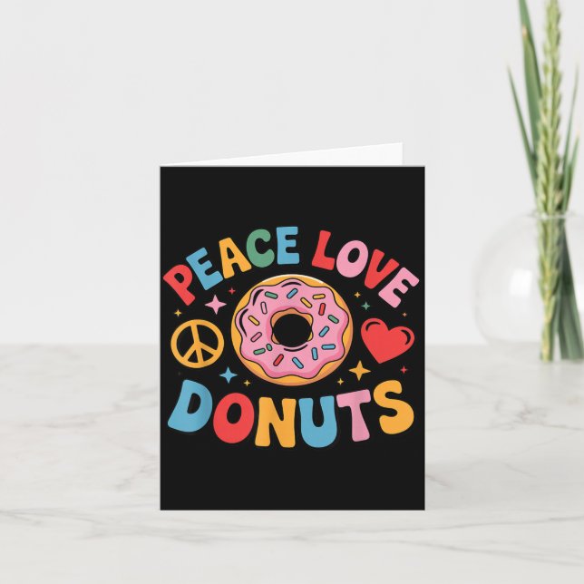 Peace Love Dos Funny Do Lover Card (Front)