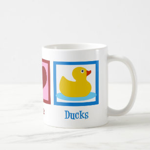 Peace Love Ducks Coffee Mug
