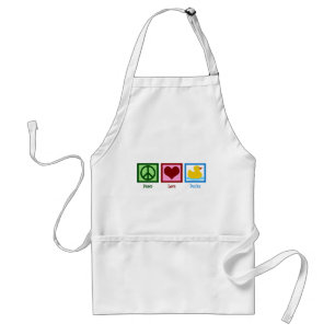 Peace Love Ducks Standard Apron
