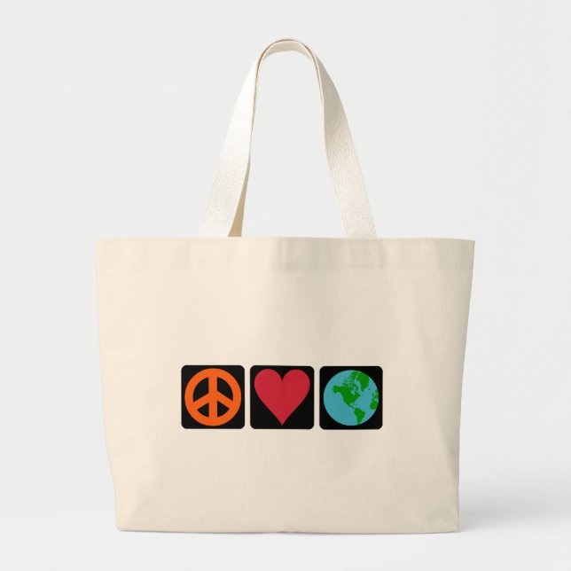Peace, Love & Earth Bag (Front)