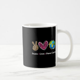Peace Love Earth Day Save Our Planet Environment P Coffee Mug