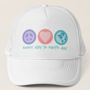 Peace, Love & Earth (Earth Day) Hat