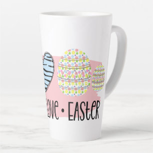 Peace - Love - Easter Latte Mug
