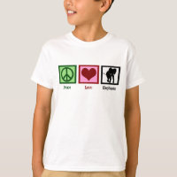 Peace Love Elephants Kids