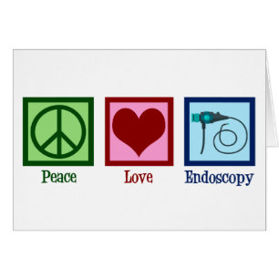 Peace Love Endoscopy Card