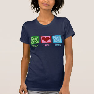 Peace Love Ethics Moral Philosophy Professor T-Shirt