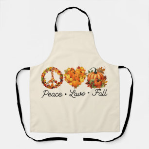 Peace, Love, Fall – Cosy Autumn Vibes with Pumpkin Apron