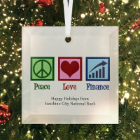 Peace Love Finance Customisable Bank Christmas