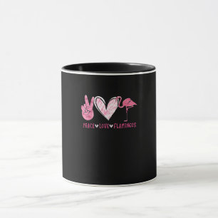 Peace Love Flamingo Flamingo Lover Mug