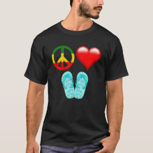 Peace Love Flip Flops T-Shirt