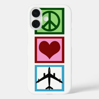 Peace Love Fly iPhone 16 Case