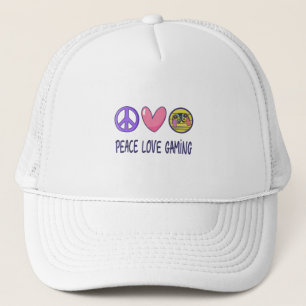 Peace Love Gaming Trucker Hat