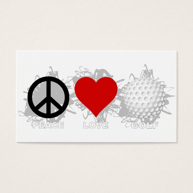 Peace Love Golf Emblem (Front)