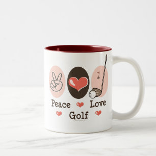 Peace Love Golf Mug