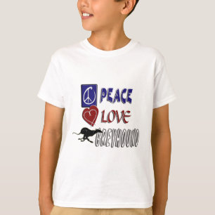 PEACE LOVE GREYHOUND T-Shirt