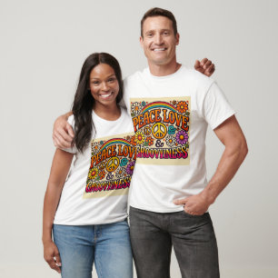 Peace, Love, & Grooviness T-Shirts & Hoodies