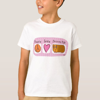 peace, love, guinea pigs tee