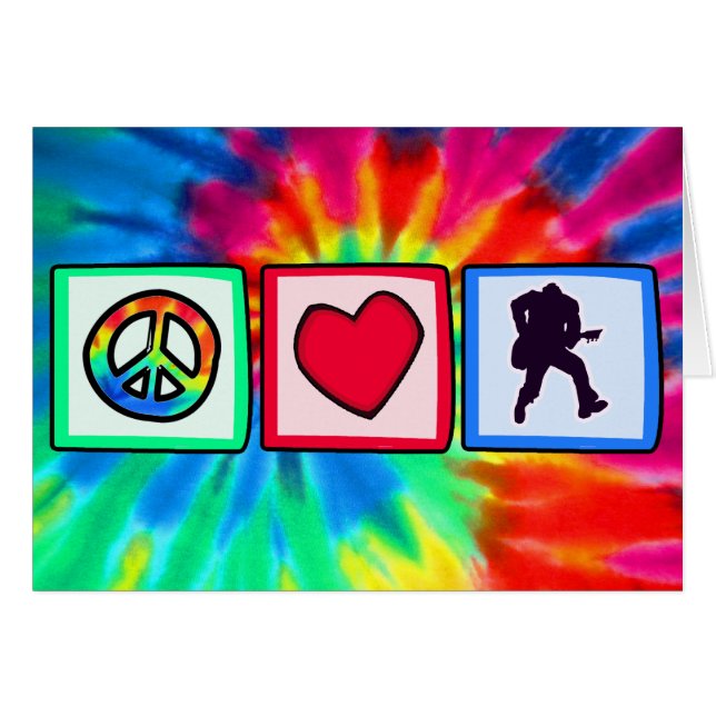 Peace, Love, Guitars (Front Horizontal)