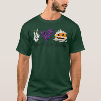 Peace Love Halloween family T-Shirt