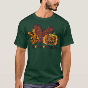 Peace Love Halloween Spooky Scary Cute Halloween T T-Shirt