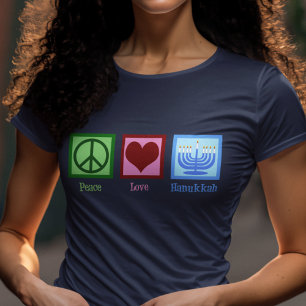Peace Love Hanukkah Women's T-Shirt