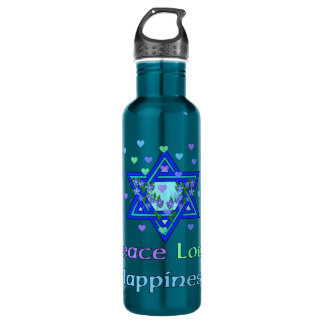 Peace Love Happiness 710 Ml Water Bottle